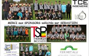 Saison 2017-2018 : Merci aux sponsors sollicités par Sébastien