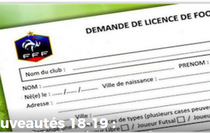 Saison 2018-2019 : Dématerialisation des demandes de licences