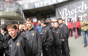 Dimanche 14 Avril 2019 : FC Aubinois au Protocole d'avant Match de SRFC - OGC Nice