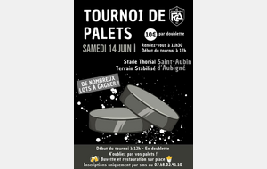 Tournoi de palets 2024-2025 !