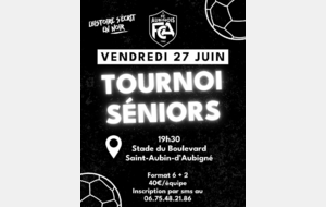 Tournoi séniors !