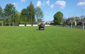 Petite concertation avant le Match.