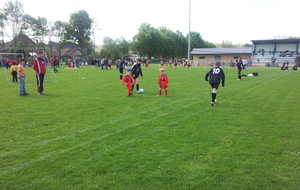 Petit duel parfaitement équilibré entre les "Grands" de Saint Aubin et les "Découvertes" de GAMACHES.