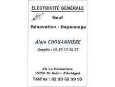 Electricité GENERALE Alain CHOUANNIERE