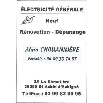 Electricité GENERALE Alain CHOUANNIERE