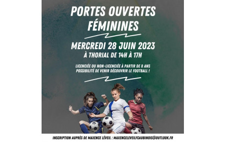 Nouvelle portes ouvertes féminines