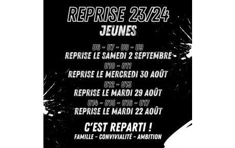 Reprise jeunes