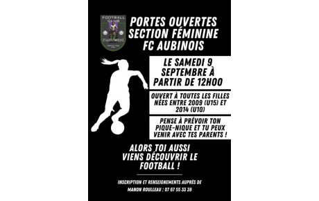 Portes ouvertes féminines !