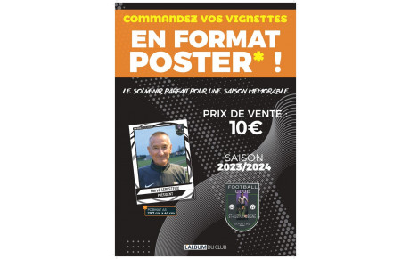L'album du club en poster !