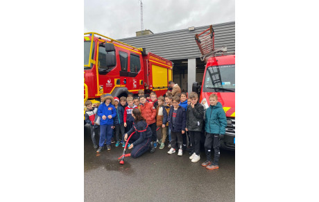 PEF - Visite de la caserne des pompiers de Saint-Aubin d'Aubigné