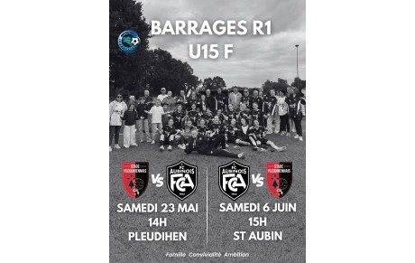 La course à la R1 pour nos U15F !