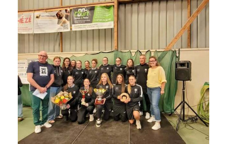 De nouvelles félicitations pour nos U15 F !