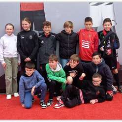 FC Aubinois à l'animation  Escort Kids  au Stade Rennais !